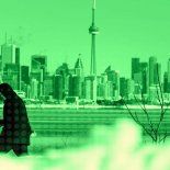 En invierno en Toronto las temperaturas diarias son bajo cero, pero días soleados. En invierno en Toronto las temperaturas diarias son bajo cero, pero días soleados.