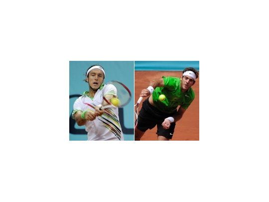 Mónaco se benefició por los problemas físicos de su rival. En cambio, Del Potro los vivió en carne propia.