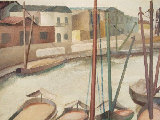 Marina. La pintura mental de Lacámera brinda un buen ejemplo del dramático juego de opuestos entre la luz y la sombra.