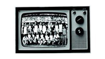 Debut. San Lorenzo y River empataron 1-1 en el primer partido que se televisó en directo, hace ya 60 años.