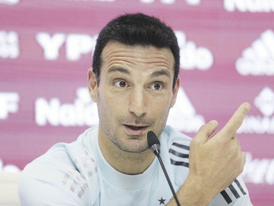 Lionel Scaloni habló del duelo ante Italia.