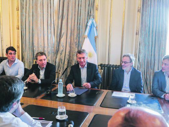 Seguimiento. Macri se reunió con Nicolás Dujovne. También participaron el secretario de Gobierno de Energía, Javier Iguacel, y el asesor presidencial Gustavo Lopetegui.