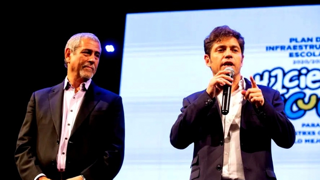 Jorge Ferraresi y Axel Kicillof. (Foto de archivo). 