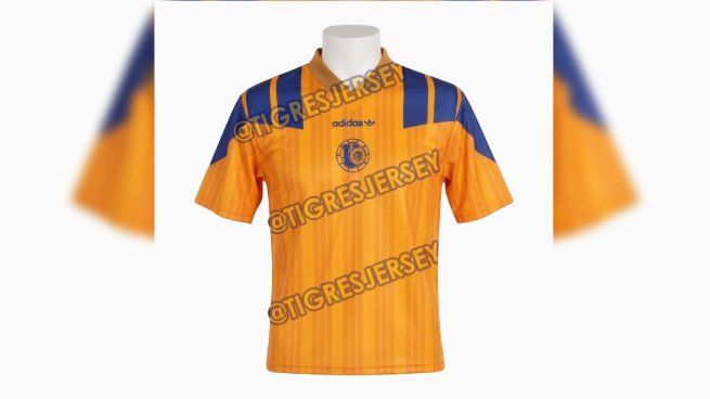 En redes sociales se filtró la camiseta retro de Tigres de Adidas para la próxima temporada.