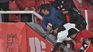 violence again: independent fans attacked racing headquarters and then clashed with the police