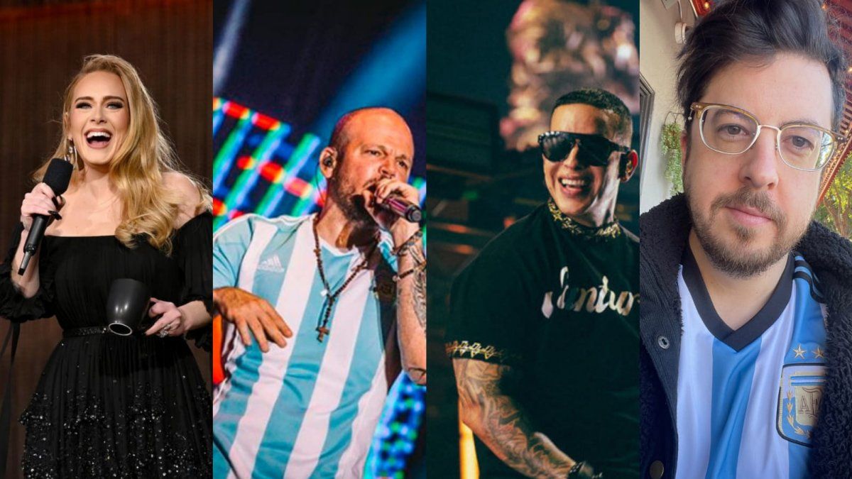 The Argentine National Team in the final: world celebrities celebrate on their networks