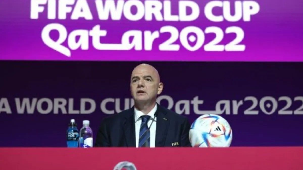 Gianni Infantino was re-elected as FIFA president