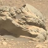 La roca metálica fue detectada por Perseverance en el cráter Jezero. La roca metálica fue detectada por Perseverance en el cráter Jezero.