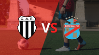 a estudiantes (ba) le alcanzo con un gol para derrotar a arsenal en el estadio ciudad de caseros