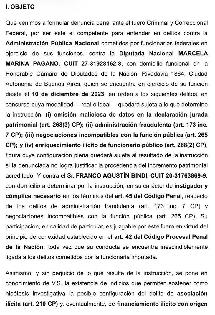 Diputados denunciaron a Pagano. Diputados denunciaron a Pagano.