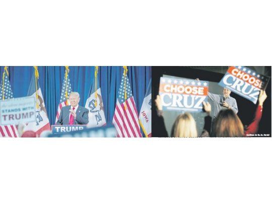 Donald Trump y Ted Cruz acaparan más de la mitad de las intenciones de voto entre el electorado republicano, y ambos coinciden en propuestas denunciadas por xenófobas.