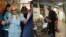 Celebrities cast their vote. Celebrities cast their vote.