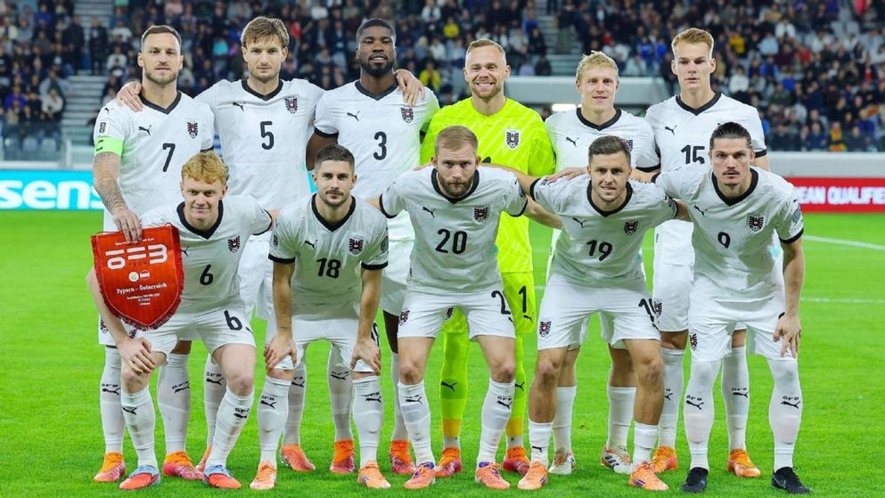 La selección austríaca debutará ante Jordania el 17 de junio.