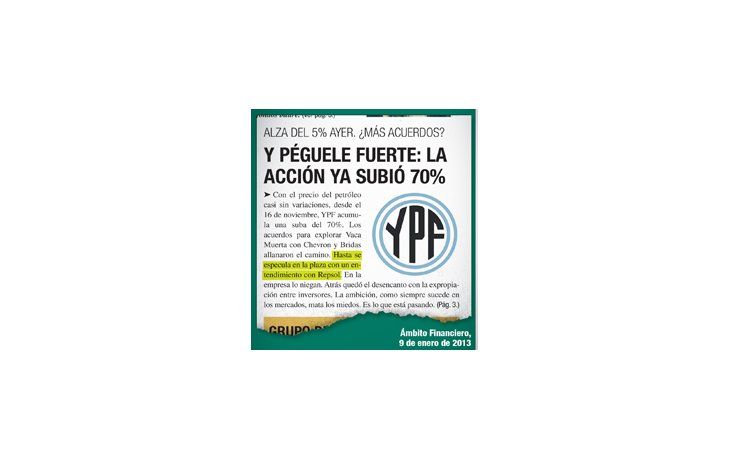 ámbito.com | Nueva empresa en Vaca Muerta  para el acuerdo Repsol-YPF