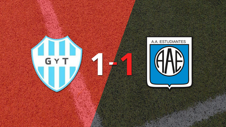 Gimnasia y Tiro no pudo en casa ante Estudiantes (RC) y empataron 1-1