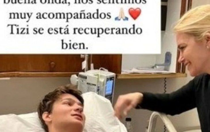 Valeria Mazza publicó la primera foto con su hijo luego de ser operado