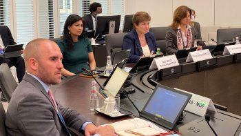 guzman participo de la reunion del g20 y dialogo con representantes del fmi