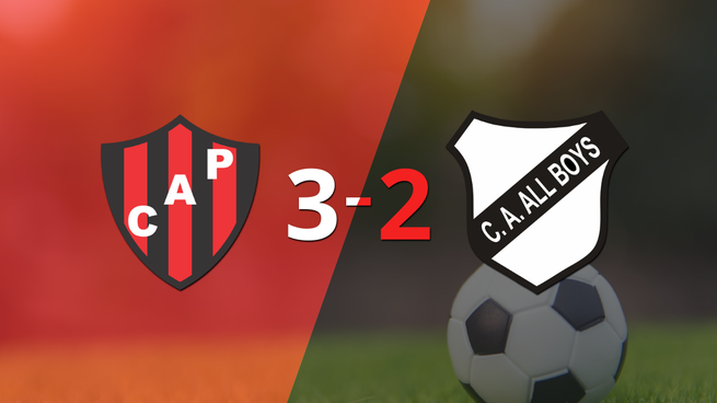 Partido de muchos goles y triunfo de Patronato sobre All Boys