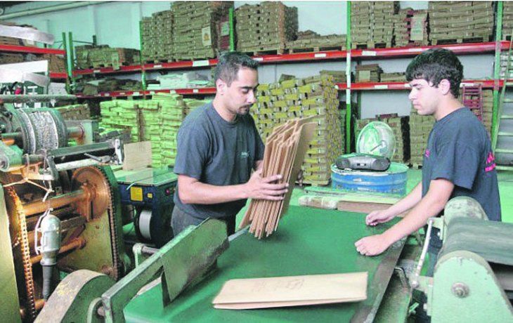 Alcance. La actividad maderera, uno de los pilares de la economía local, se encuentra seriamente afectada por la parálisis.