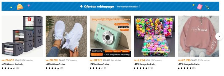 Las megaofertas de Temu buscan conquistar el mercado argentino. 