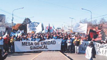 La Mesa de Unidad Sindical se suma a la huelga convocada por la CTA de Chubut.