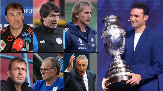 Los 7 entrenadores argentinos en la Copa América 2024 rompen un récord