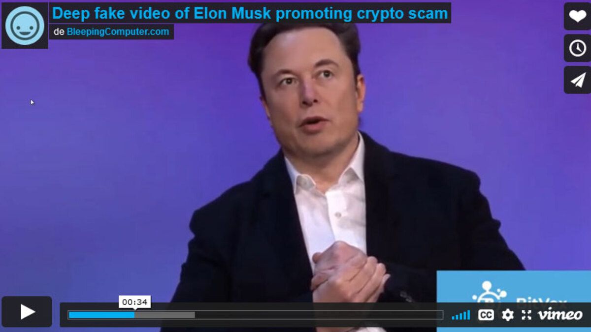 Alert: Elon Musk Deep Fake Scams Cryptocurrency Holders