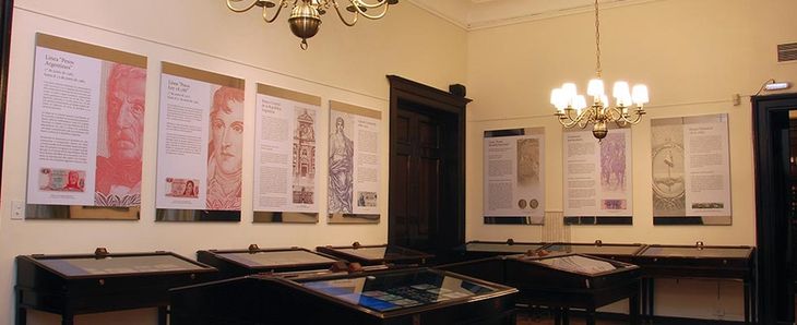 El Museo Histórico y Numismático Héctor Carlos Janson pertenece al Banco Central de la República Argentina. El Museo Histórico y Numismático Héctor Carlos Janson pertenece al Banco Central de la República Argentina.