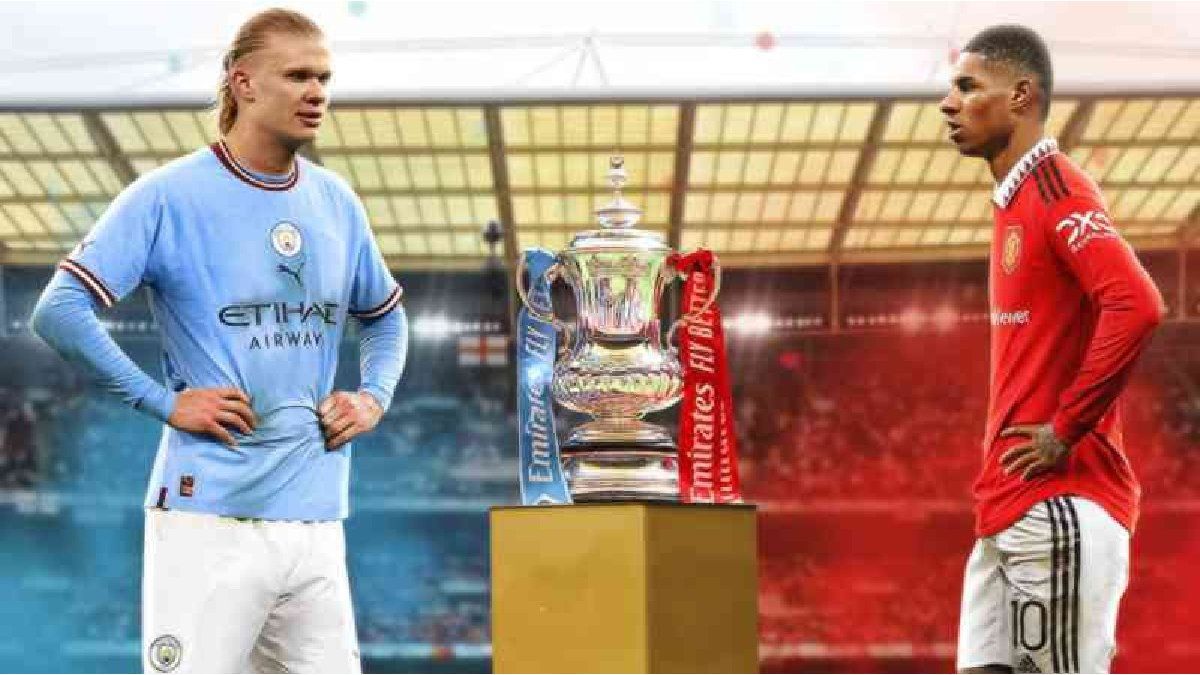 Manchester City and Manchester United define the FA Cup title