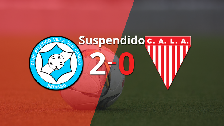 Suspendido el partido entre Villa San Carlos y Los Andes