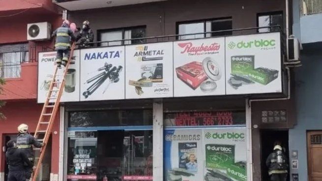 Incendio en un local de Mataderos