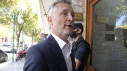 El candidato por la alianza entre La Libertad Avanza y el PRO, Fernando De Andreis. 