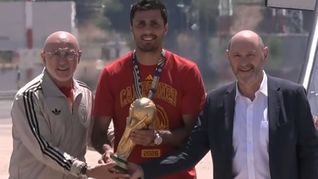 La Selección de España llegó a Madrid con la Copa del Mundo La Selección de España llegó a Madrid con la Copa del Mundo
