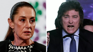 Claudia Sheinbaum y Javier Milei avanzan en sus reformas laborales. Claudia Sheinbaum y Javier Milei avanzan en sus reformas laborales.