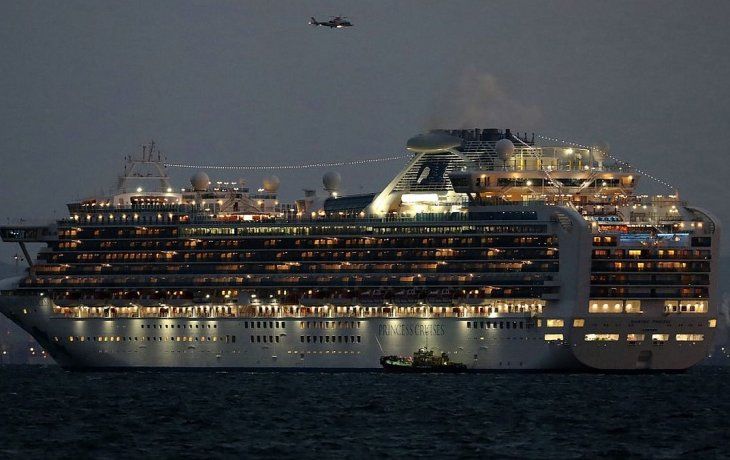 En el crucero el número de infectados se elevó a 61, sumándose en las últimas 24 horas 21 japoneses, 8 estadounidenses, 5 australianos, 5 canadienses, un argentino y un británico.
