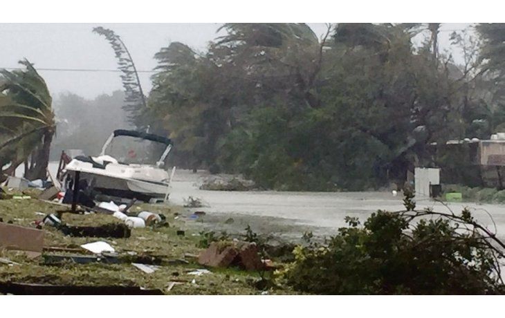 Daños. Miles de ramas caídas, calles anegadas por el agua y embarcaciones destruidas tras el paso del huracán Irma: esa fue la postal en Miami.