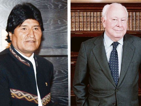 Evo Morales y Jesús de Polanco.