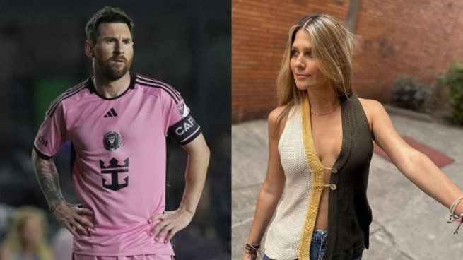 Lionel Messi y Andrea Guerrero.