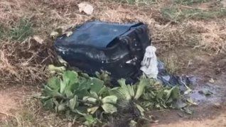 La valija donde encontraron al jubilado descuartizado