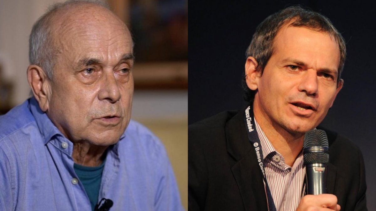 the hard cross between Lucas Llach and Carlos Rodríguez, former officials of Macri and Menem