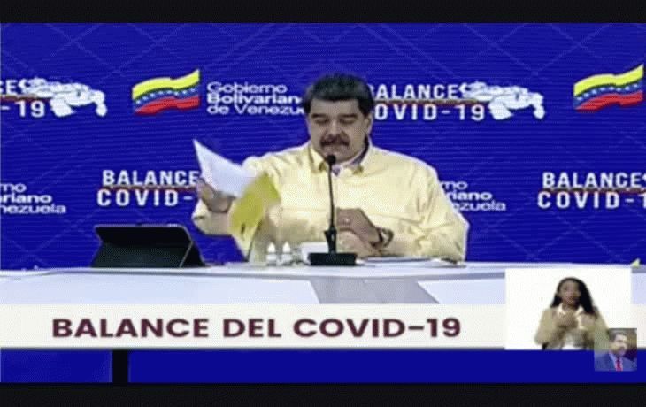 Maduro asegura que Venezuela tiene goticas milagrosas que curan el coronavirus