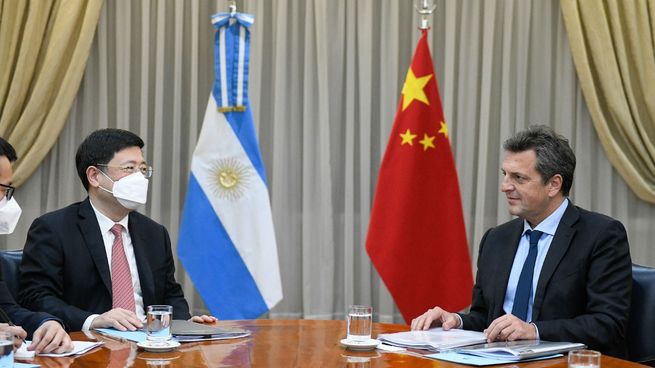 Sergio Massa se reunió con el embajador chino, Zou Xiaoli.