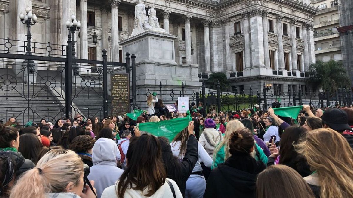 Miles de mujeres marcharon a Plaza de Mayo y al Congreso a tres años de ...