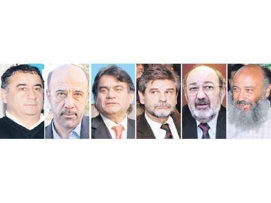 Edgardo Depetri, Oscar Laborde, Francisco Gutiérrez, Daniel Filmus, Eduardo Sigal, Emilio Pérsico