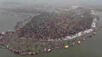 Los organizadores instalaron 150.000 baños y 160.000 refugios para el festival.