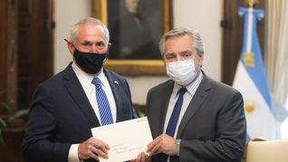 Alberto Fernández recibió al embajador de EEUU Marc Stanley