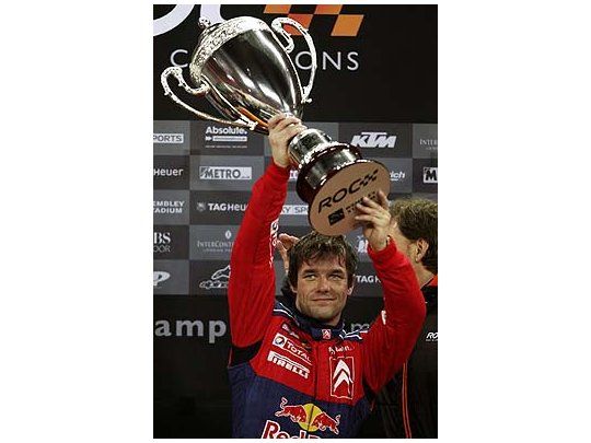 Sébastien Loeb, cinco veces campeón del mundo de rally.