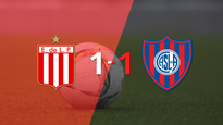 reparto de puntos en el empate a uno entre estudiantes y san lorenzo