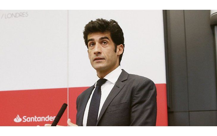 ámbito.com | Expositor. Melguizo ayer en Londres, durante su exposición en el encuentro en Londres organizado por el Santander.