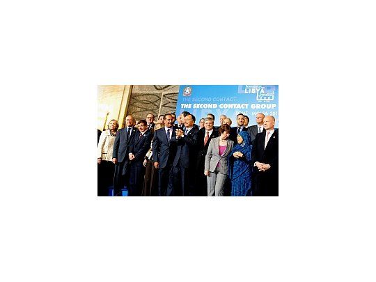 El Grupo de Contacto sobre Libia, tras la reunión en Roma.
